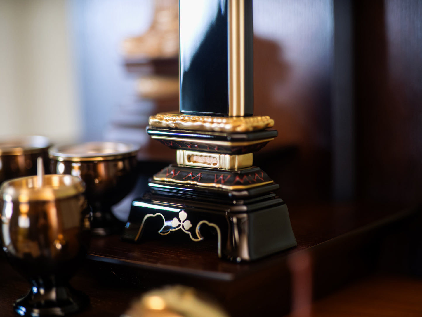 葵角切/国産阿波塗/伝統型位牌