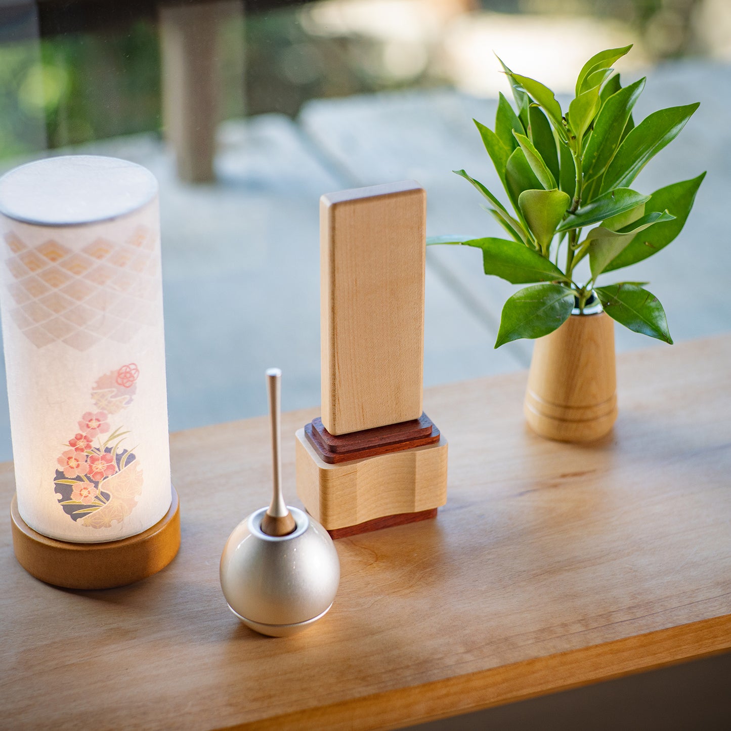 オーラ メープル/銘木位牌/モダン位牌