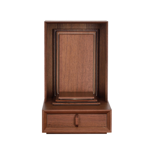 希 -のぞみ- ウォールナット/手元供養ステージ/ミニ仏壇