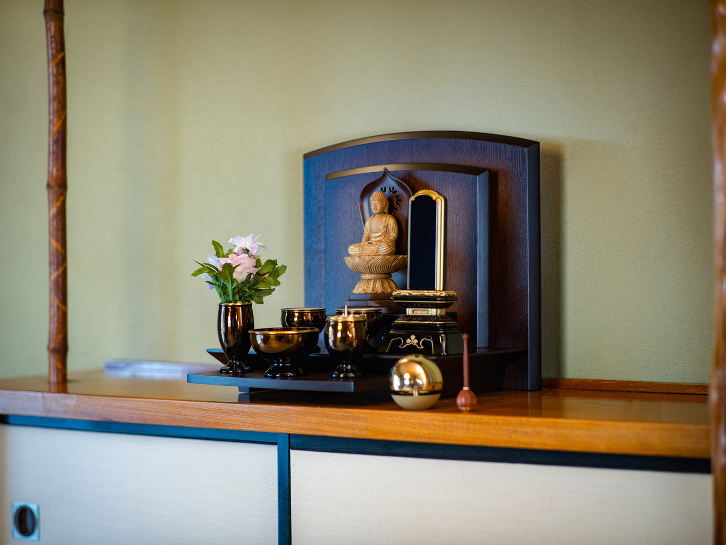 葵角切/国産阿波塗/伝統型位牌