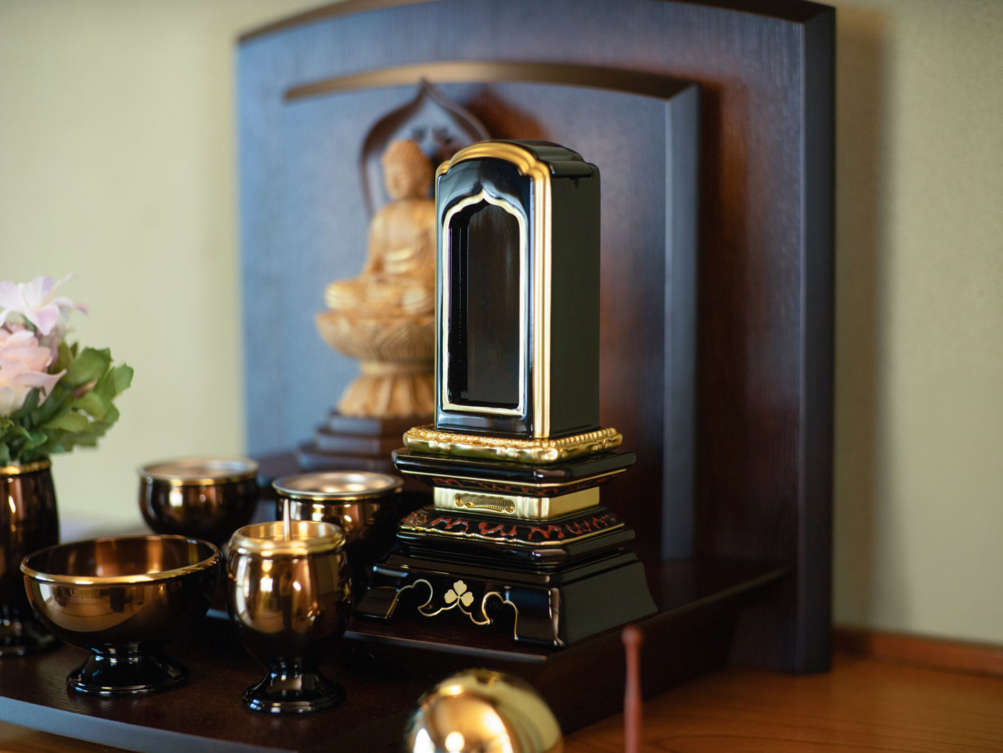 勝美回出/塗り位牌/回出位牌/伝統型位牌