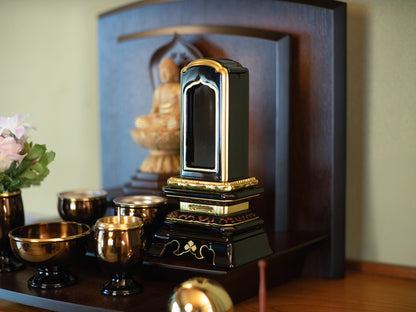 勝美回出/塗り位牌/回出位牌/伝統型位牌