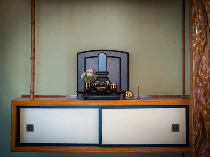 葵角切 黒丹/唐木位牌/伝統型位牌