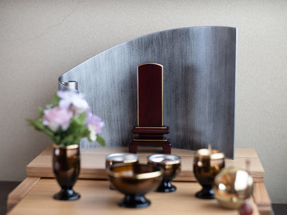 一重呂門 紫丹/唐木位牌/モダン位牌