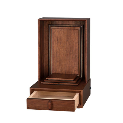希 -のぞみ- ウォールナット/手元供養ステージ/ミニ仏壇